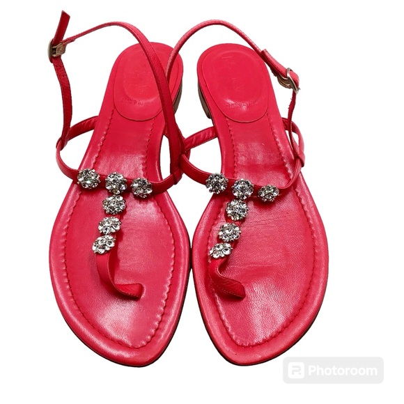 {J. Crew}Embellished Thong Sandals